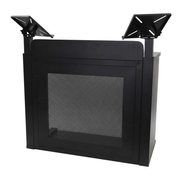 Equinox Event Booth Foldable DJ Booth, Black