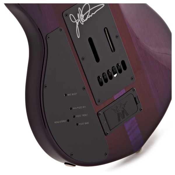 Music Man BFR Majesty, Wolf's Bane - back plate