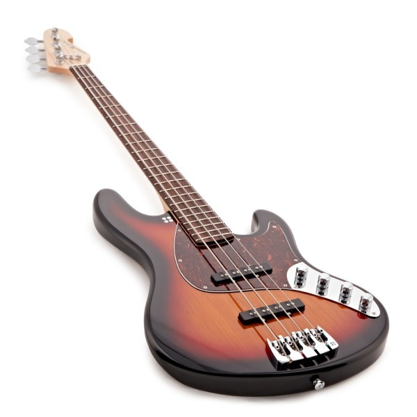 Sandberg Electra TT4 Bass, Tobacco Sunburst - angled shot