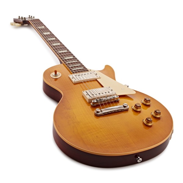 Gibson Custom 1958 Les Paul Standard Reissue Light Aged, Lemon Burst #84759 - angle shot