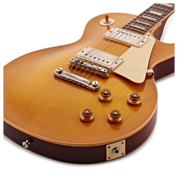 Gibson Custom 1958 Les Paul Standard Reissue Light Aged, Lemon Burst #84759 - lower bout