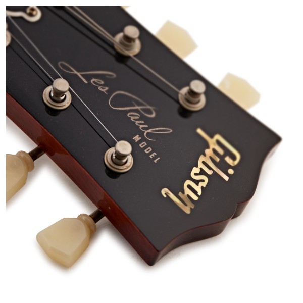 Gibson Custom 1958 Les Paul Standard Reissue Light Aged, Lemon Burst #84759 - headstock logo
