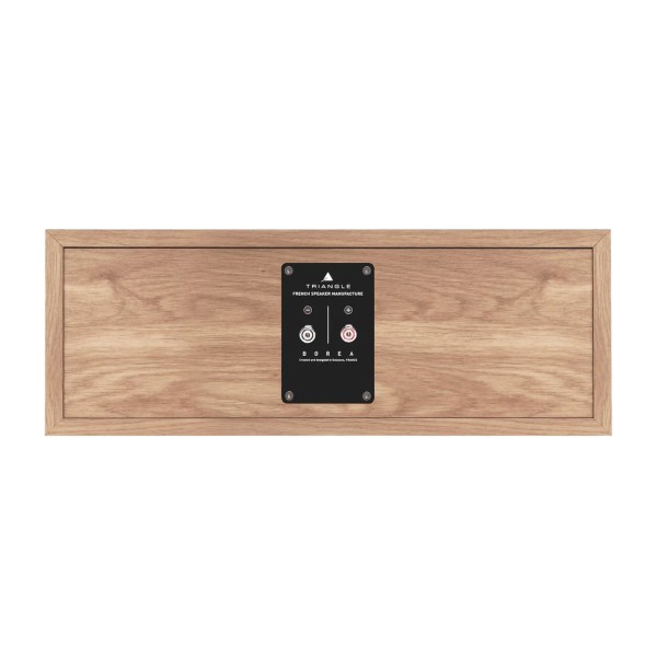 Triangle Borea BRC2 Centre Speaker, Light Oak rear 