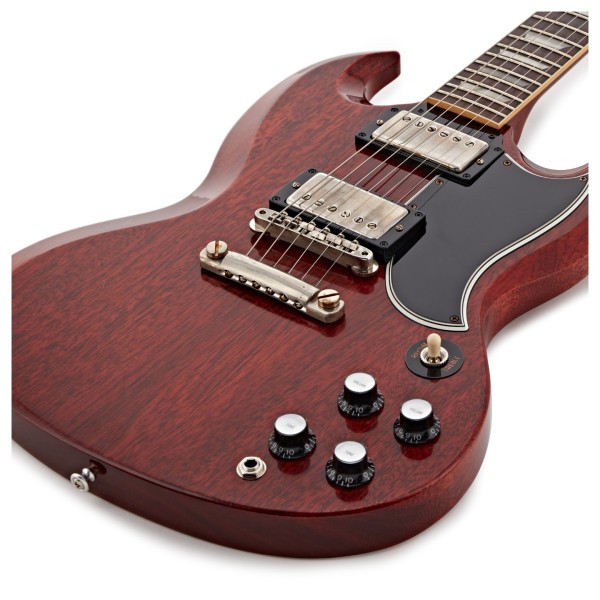 Gibson Custom 1961 Les Paul SG Standard Reissue Stop-Bar VOS, Cherry Red #503051 - body