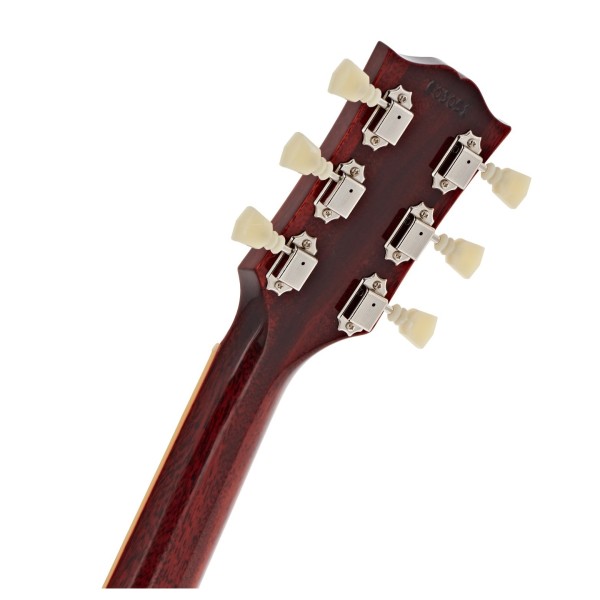 Gibson Custom 1961 Les Paul SG Standard Reissue Stop-Bar VOS, Cherry Red #503051 - back of headstock