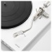 Denon DP-450 Hi-Fi Turntable w/ USB, White - Closeup