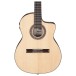 Ibanez GA360TCE-NT Classical Guitar, Natural High Gloss - body