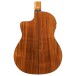 Ibanez GA360TCE-NT Classical Guitar, Natural High Gloss - back of body