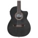 Ibanez GA360TCE-TBK Classical Guitar, Transparent Black High Gloss - body