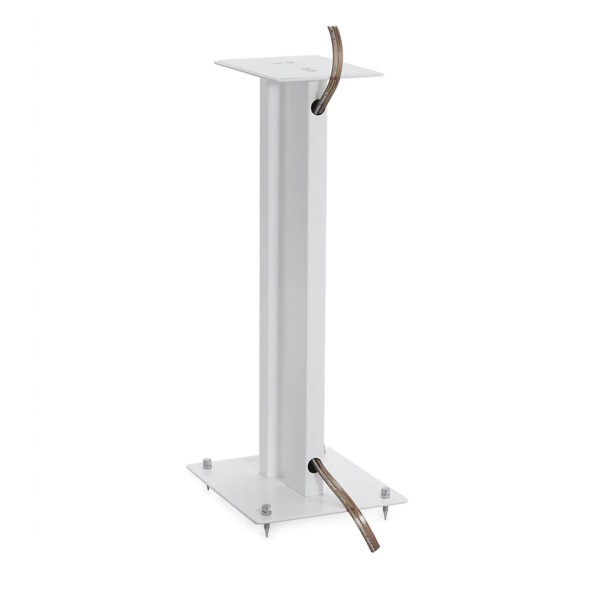 Triangle S02 Speaker Stand Set, White rar and cables 