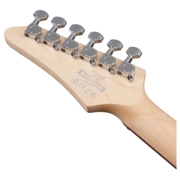 Ibanez AZES40B-TSN, Three Tone Sunburst - back of headstock