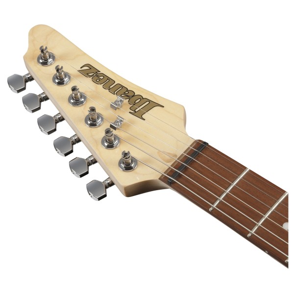 Ibanez AZES40B-ROM, Roadster Orange Metallic - headstock