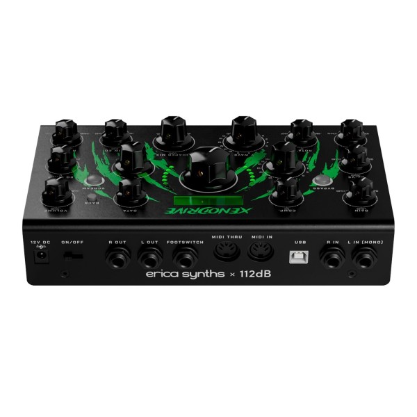 Erica Synths Xenodrive Distortion/Overdrive/Waveshaper FX Unit - Rear