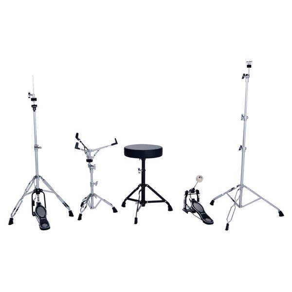 Ludwig Accent Fuse 20" 5pc Drum Kit, Moon Dust