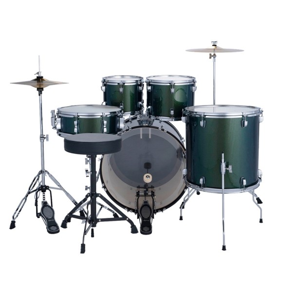 Ludwig Accent 22" Drive 5pc Drum Kit, Jade Dust
