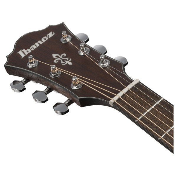 Ibanez AE140-OPN Open Pore Natural - headstock