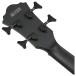 Ibanez AEGB420-BOT 4-String Acoustic Bass, Black Out - back of headstock