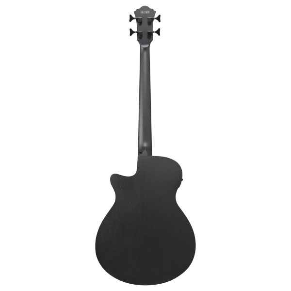 Ibanez AEGB420-BOT 4-String Acoustic Bass, Black Out - back