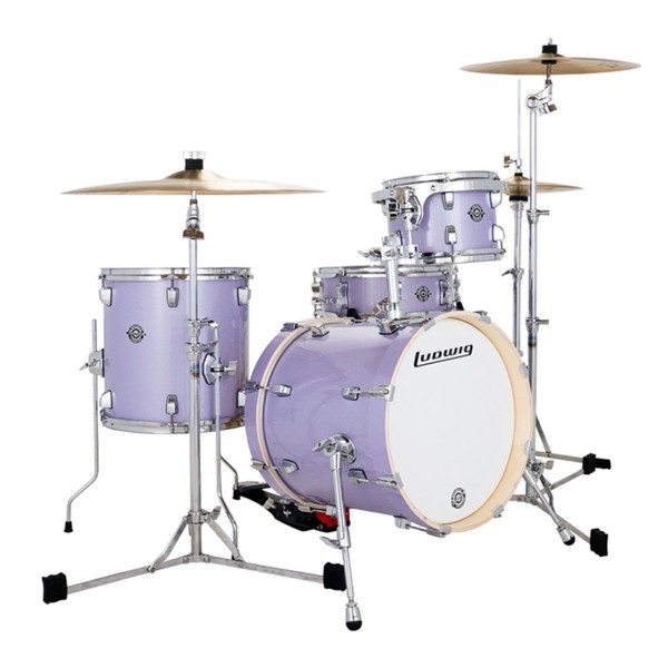 Ludwig Breakbeats 16" 4pc Shell Pack, Lilac Sparkle