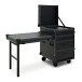 Trojan Pro Stealth 4-Drawer Single Table Heavy-Duty Wheeled Flight Case