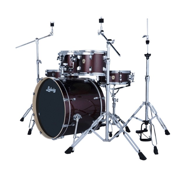 Ludwig Evolution 22" 5pc Drum Kit, Carmel Sparkle