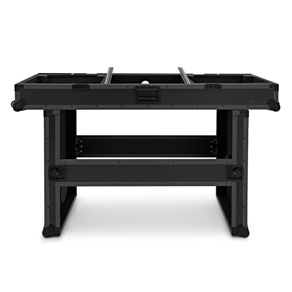 Trojan Pro Stealth Collapsible DJ Table Heavy-Duty Wheeled Flight Case