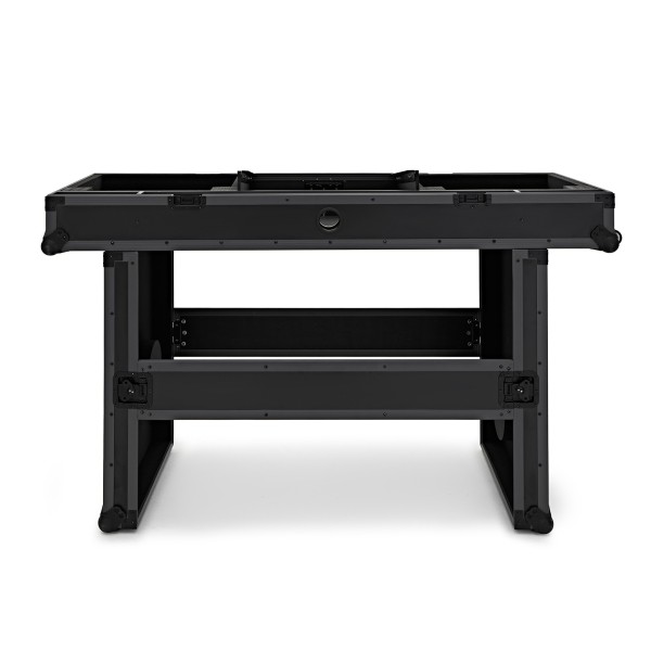 Trojan Pro Stealth Collapsible DJ Table Heavy-Duty Wheeled Flight Case