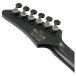 Ibanez AZ41B1-BKF Iron Label, Black Flat - back of headstock
