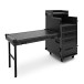 Trojan Pro Stealth DJ Drawer Single Table Heavy-Duty Wheeled Flight Case