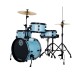 Ludwig Pocket Kit, Crystal Blue Sparkle