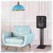 Wharfedale Denton 85 Speakers, black oak - lifestyle