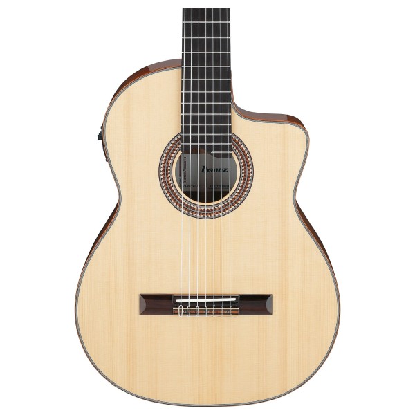 Ibanez GA3007CE-NT 7-String Classic Guitar, Natural High Gloss - body