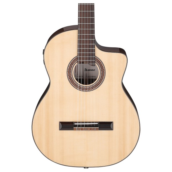 Ibanez GA380CE-NT Classical Guitar, Natural High Gloss - body