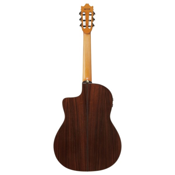 Ibanez GA380CE-NT Classical Guitar, Natural High Gloss - back