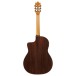 Ibanez GA380CE-NT Classical Guitar, Natural High Gloss - back