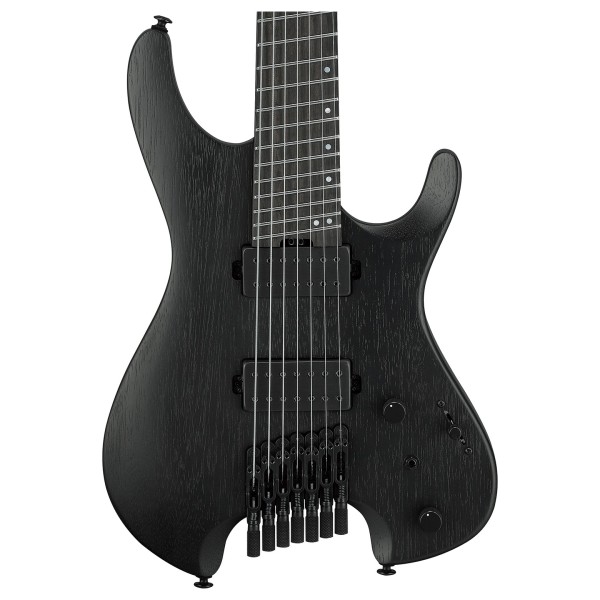 Ibanez QX527B-WK Quest Headless 7-String, Weathered Black - body