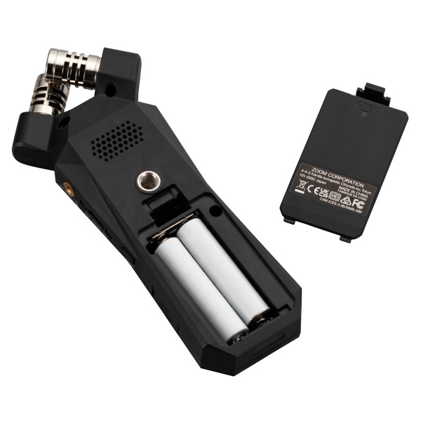 Zoom H1essential 32-Bit Float Stereo Recorder - Battery Compartment