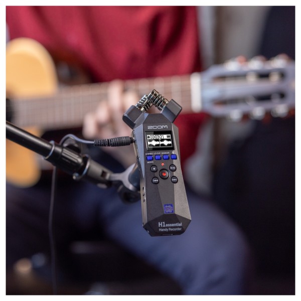 Zoom H1essential 32-Bit Float Stereo Recorder - Lifestyle