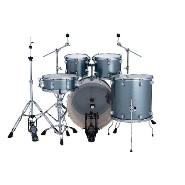 Ludwig Evolution 22" 5pc Complete Drum Kit, Atlantic Sparkle
