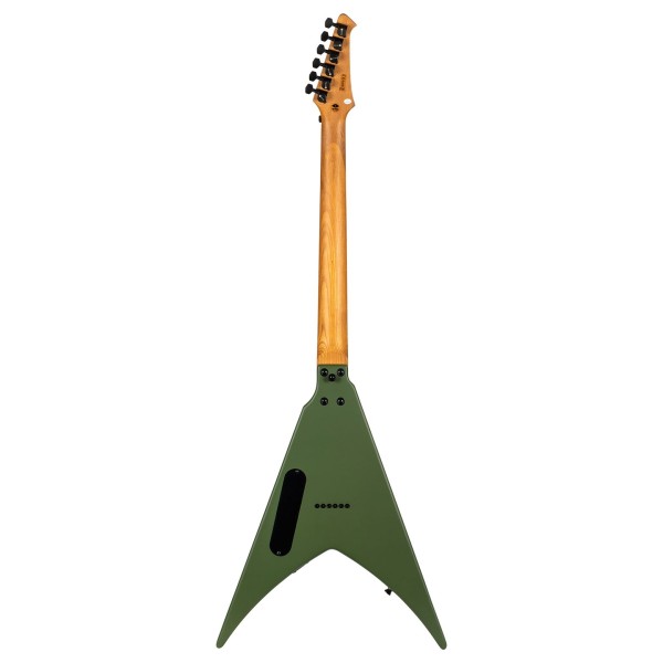 Spira Guitars V-400 MGR, Satin Dark Green - back 