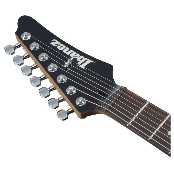 Ibanez AZ447P1QM-COB Premium, Cosmic Blue - headstock