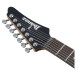 Ibanez AZ447P1QM-COB Premium, Cosmic Blue - headstock