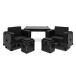 Trojan Pro Stealth Sofa Heavy-Duty Wheeled Flight Case