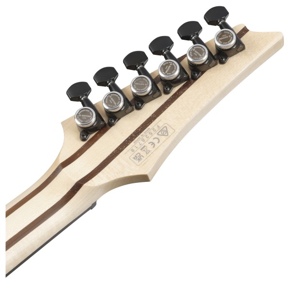 Ibanez RGR5111RB-WK Prestige, Weathered Black - back of headstock