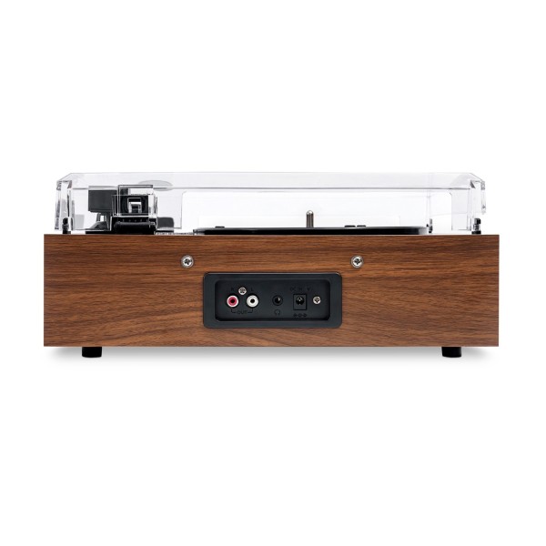 Eastwood MK2 Bluetooth Record Player, Walnut - Rear