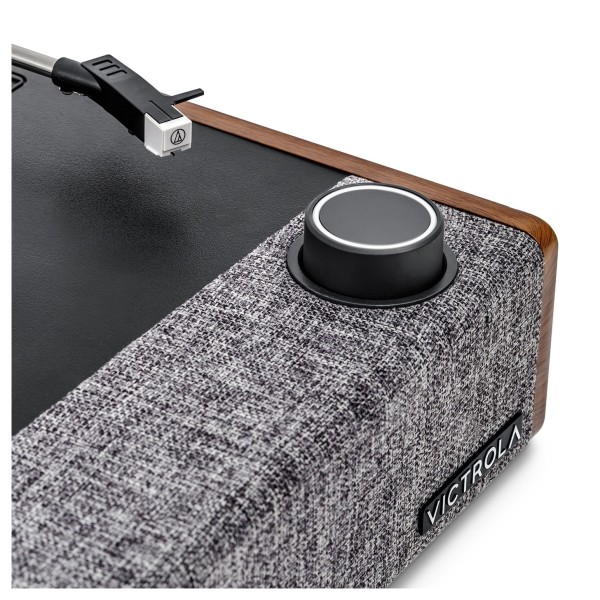 Victrola Eastwood II Bluetooth Turntable, Walnut - Detail