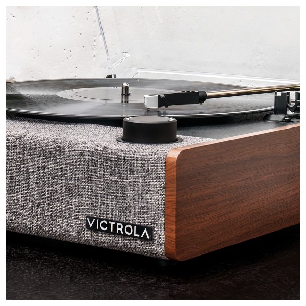 Victrola Eastwood II Bluetooth Turntable, Walnut - Lifestyle 2