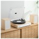 Victrola Harmony Bluetooth Record Player with Speakers, Natural - Lifestyle