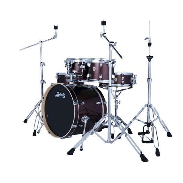 Ludwig Evolution 20" 5pc Complete Drum Kit, Carmel Sparkle