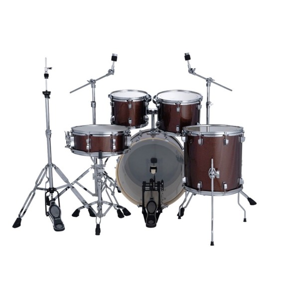 Ludwig Evolution 20" 5pc Complete Drum Kit, Carmel Sparkle